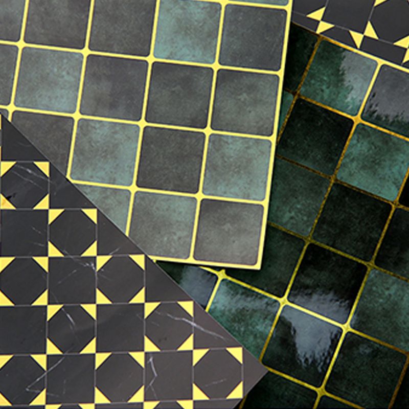 Frendorf | Mosaikfliesen Tapete PVC Quadratische Form Abzieh- und Klebefliesen
