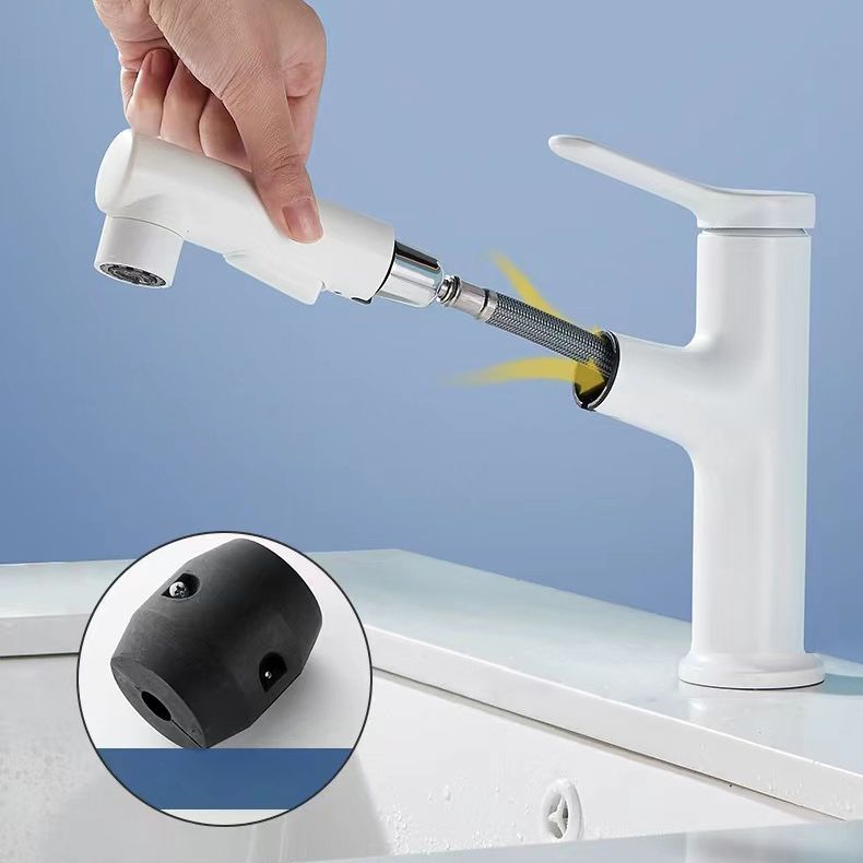 Frendorf | Moderner Waschbecken Wasserhahn Einfarbig Kupfer Waschbecken Wasserhahn für Badezimmer