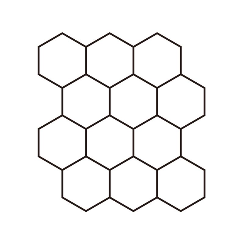 Frendorf | Peel and Stick Fliesen Hexagonale Kunststoff Wasserdichte Peel & Stick Fliese für Dusche 2-Pack