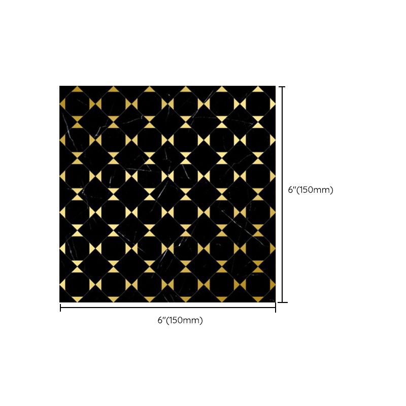 Frendorf | Peel & Stick Mosaikfliese Quadrat Kunststoff Fleckenresistente Fliese - Peel & Stick für Dusche