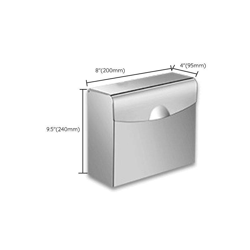 Frendorf | Modernes Edelstahl-Badezimmer-Set Papierhalter Badregal Badezimmerzubehör