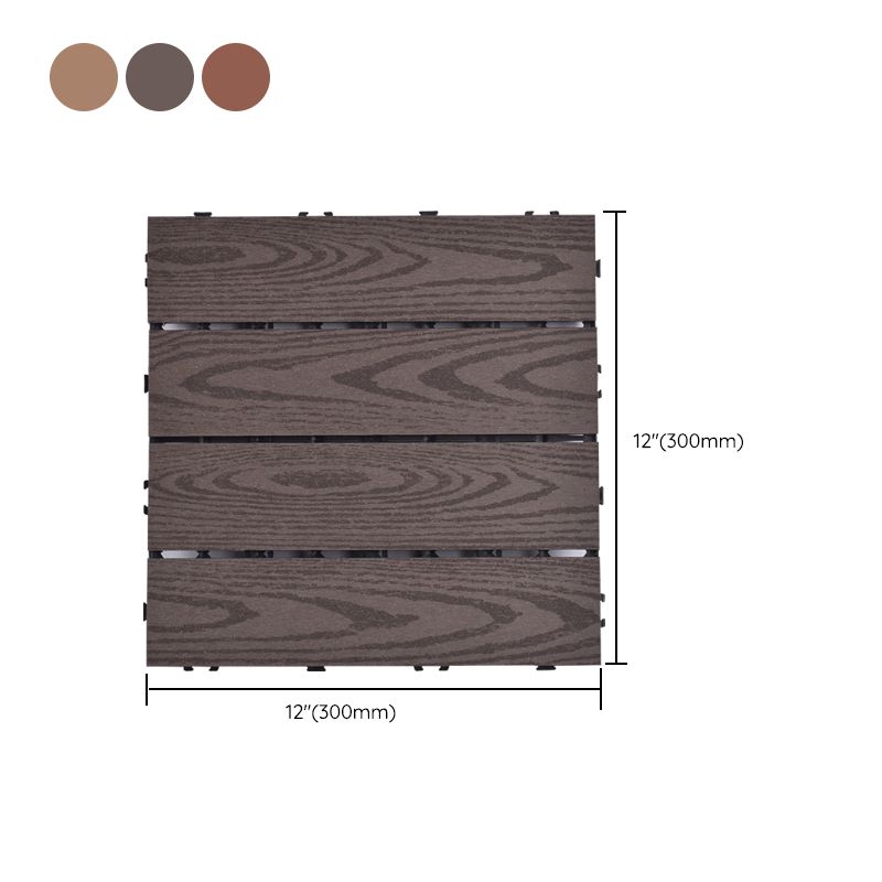 Frendorf | Modernes Kunststoffholz-Laminatplankendeck im Freien, schimmelresistentes Laminat