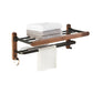 Frendorf | Modernes Badezimmerzubehör-Set Aluminium & Holz Badbeschläge Set