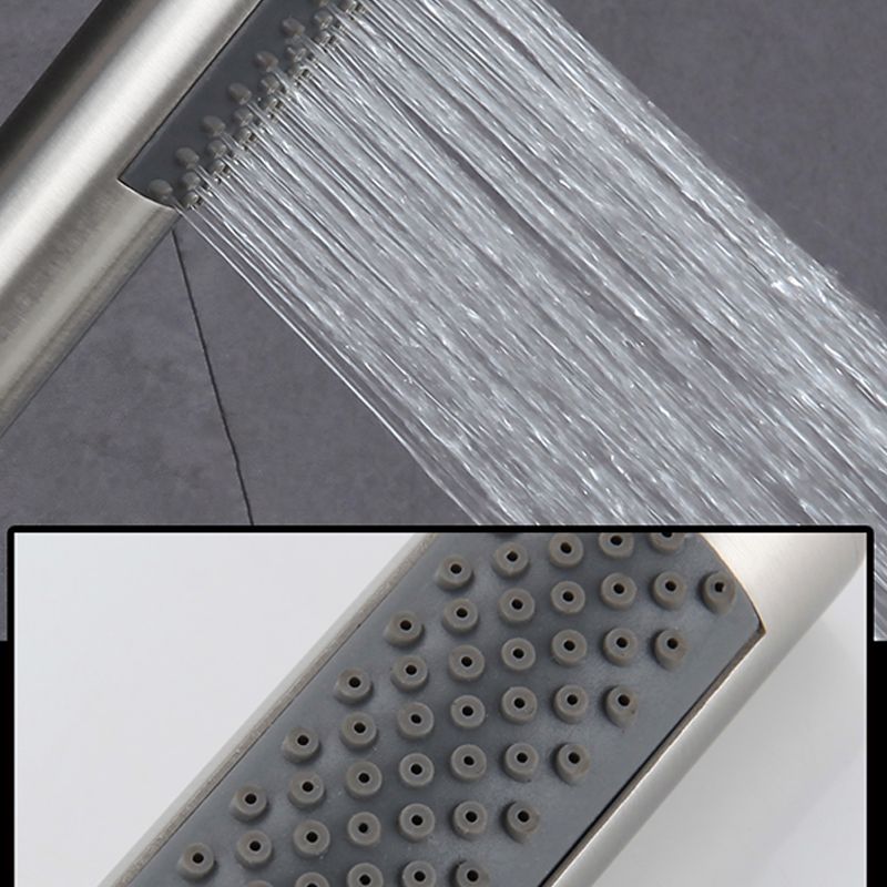 Frendorf | Zylindrische Handbrause mit selbstreinigendem Edelstahl-Wandbrausekopf
