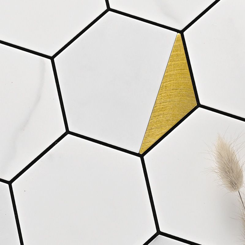 Frendorf | Hexagonale Moderne Peel and Stick Fliesen Mosaikfliesen Peel and Stick Rückwände