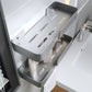 Frendorf | 3-teiliges modernes Badezimmer-Hardware-Set Aluminium Badregal in Grau