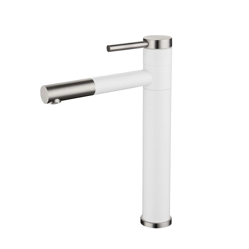 Frendorf | Moderner Vessel Sink Wasserhahn Edelstahl Einhand Niedriger Bogen Ausziehbarer Vessel Wasserhahn