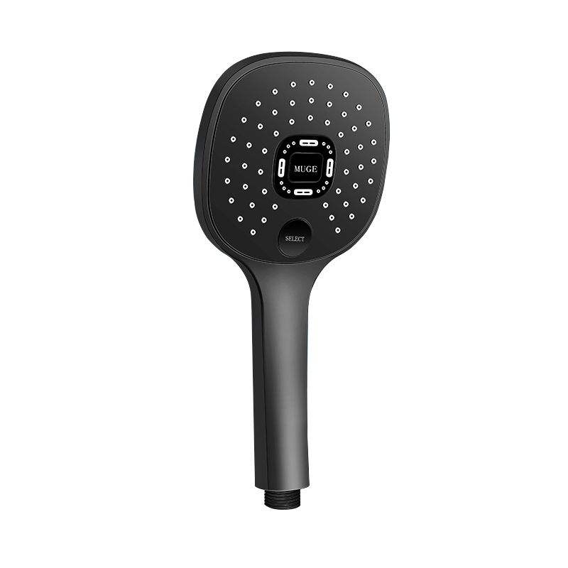 Frendorf | Zeitgenössischer Handheld Supercharged Duschkopf Quadratischer Metall Sprühkopf