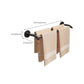 Frendorf | Aluminium Badezimmer Hardware Set Schwarzes Badezimmerzubehör Kit Handtuchhalter