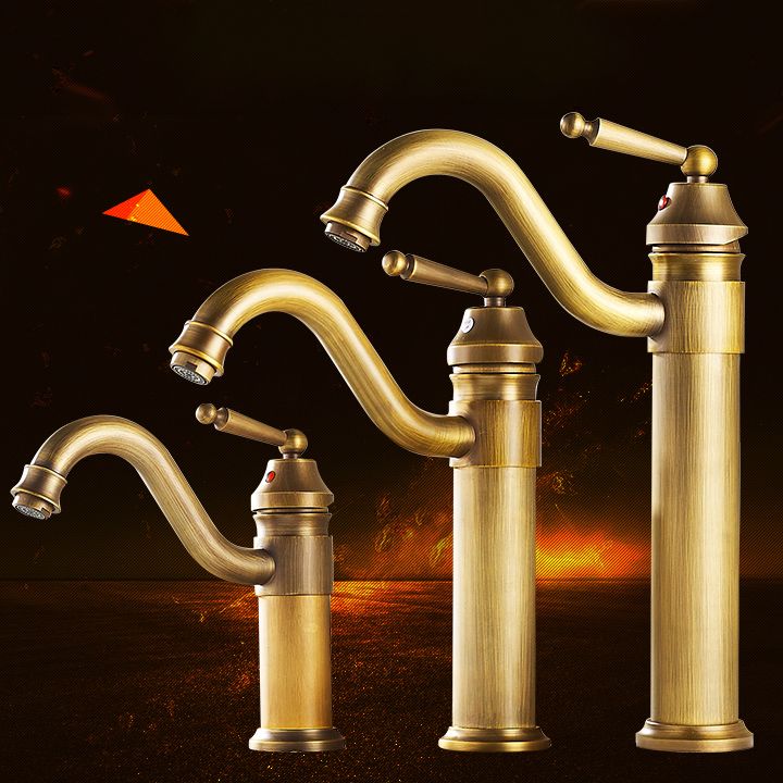 Frendorf | Bauernhaus Weit Verbreitet Badezimmer Wasserhahn Vintage Einloch Waschbecken Wasserhahn