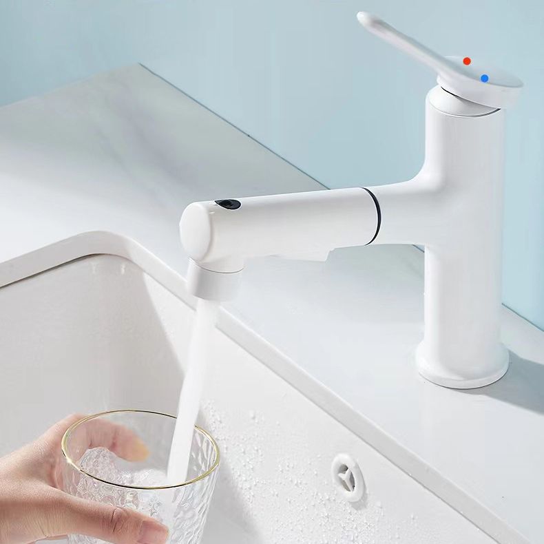 Frendorf | Moderner Waschbecken Wasserhahn Einfarbig Kupfer Waschbecken Wasserhahn für Badezimmer