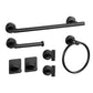 Frendorf | Modernes Badezimmer-Hardware-Set aus Edelstahl Gebürstetes Chrom Handtuchstange/Ring & Bademantel-Haken