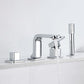 Frendorf | Wandmontierter Wasserhahn Messinghebelgriff Badezimmer Wasserhahn Handbrause