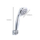 Frendorf | Modernes Stil Rund Handheld Dusche Badezimmer Metall Wandmontierte Hand Dusche
