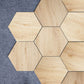 Frendorf | Plastik-Mosaikfliesen-Tapete hexagonal zum Aufkleben und Entfernen Rückwandfliese