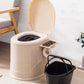 Frendorf | Bodenmontierte Kunststoff-WC Einteiliges WC Modernes Toilettenbecken