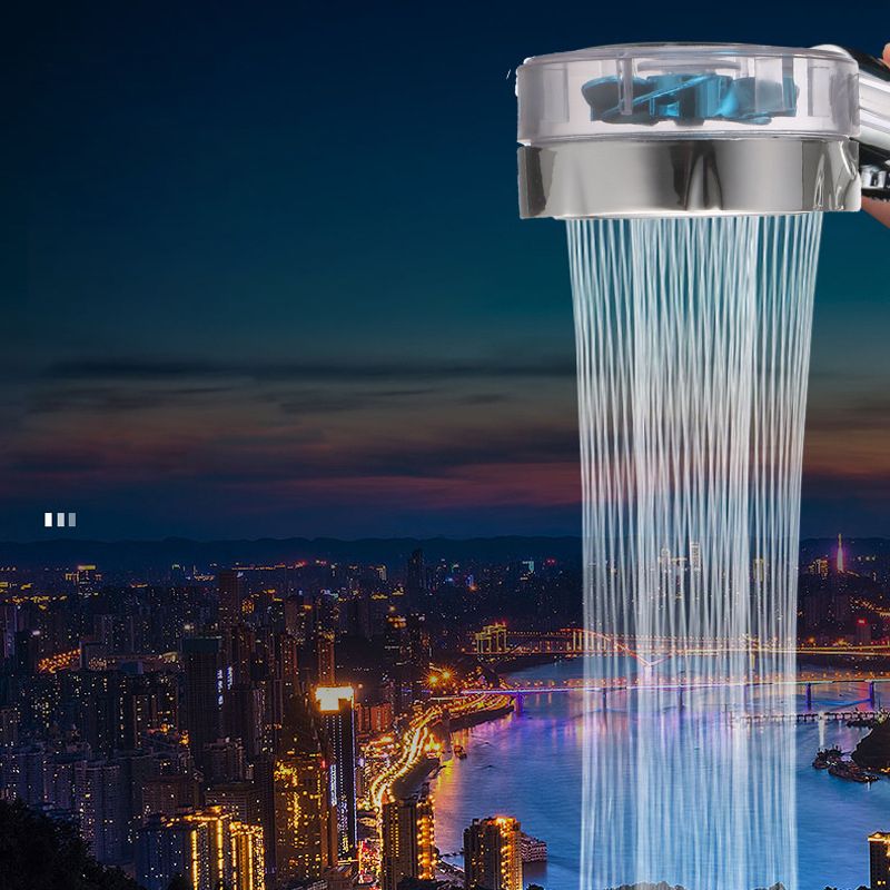 Frendorf | Kreativer Metall Duschkopf Einstellbarer Wasserfluss Runder Handheld Duschkopf