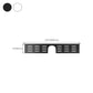 Frendorf | 2-teiliges modernes Badezimmer-Hardware-Set Badregal aus Aluminium