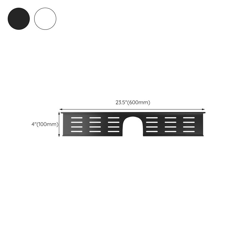 Frendorf | 2-teiliges modernes Badezimmer-Hardware-Set Badregal aus Aluminium