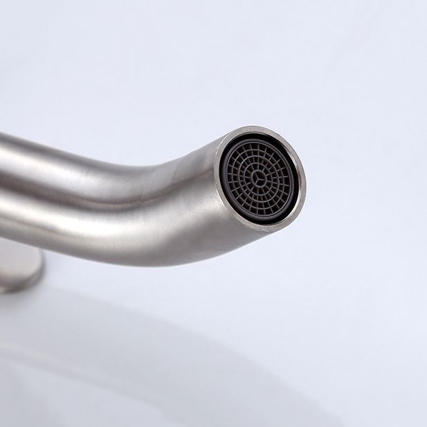 Frendorf | Modern Vessel Wasserhahn Edelstahl Niedriger Bogen Waschbecken Wasserhahn