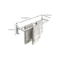Frendorf | Traditionelles Badregal Badezimmer Accessoires Hardware Set Edelstahl Badezimmer Set