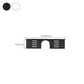 Frendorf | 2-teiliges modernes Badezimmer-Hardware-Set Badregal aus Aluminium