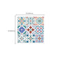 Frendorf | Mosaikfliesen zum Abziehen und Aufkleben Moderne Stil Tapete mit quadratischer Form