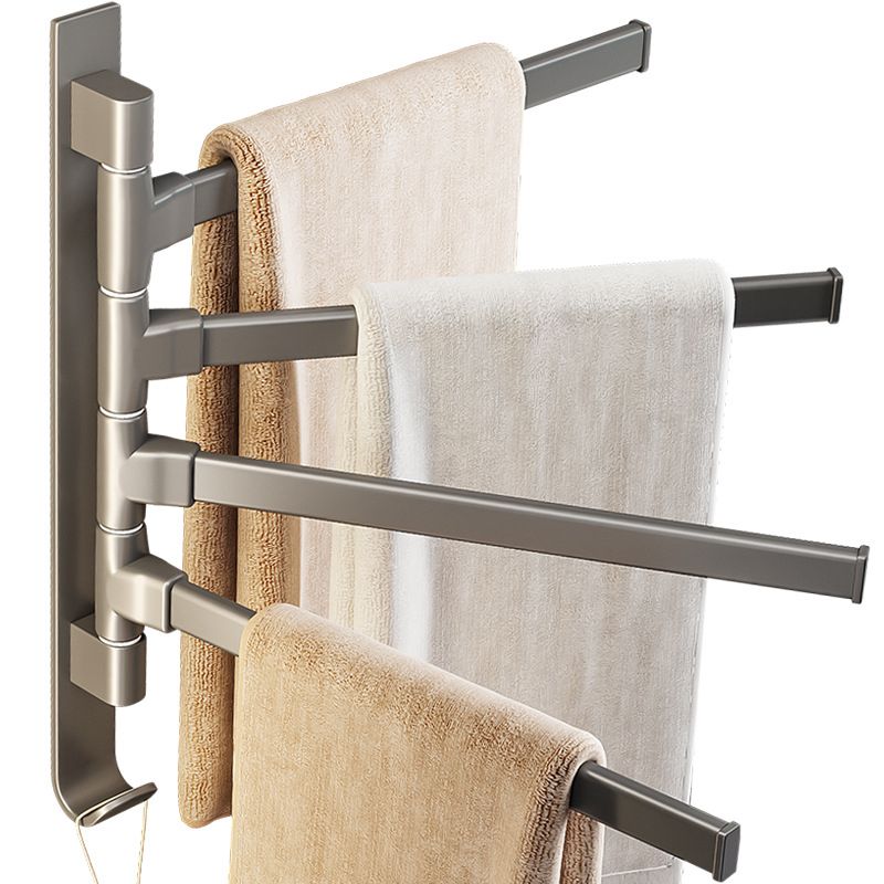Frendorf | Contemporary Gray Bathroom Accessory Set  Aluminium Handtuchhalter