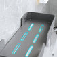Frendorf | 3-teiliges modernes Badezimmer-Hardware-Set Aluminium Badregal in Grau