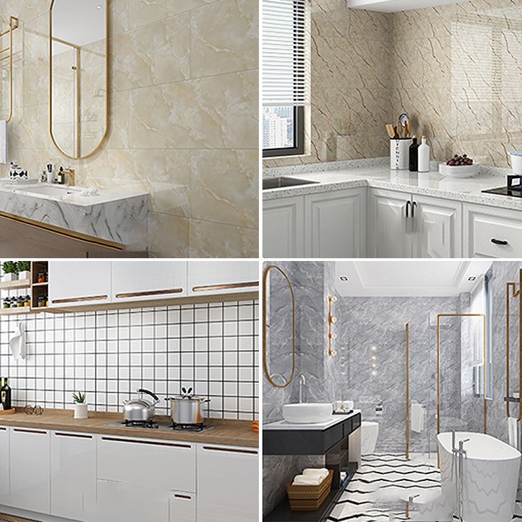 Frendorf | Moderne schimmelresistente Fliese PVC Einzelne Peel & Stick Fliese für Backsplash Wand