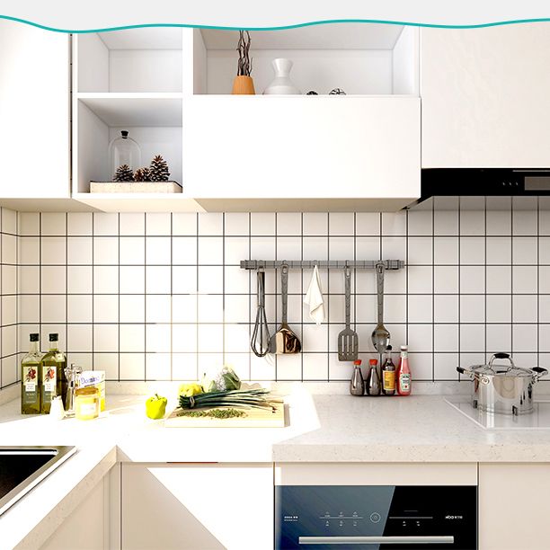 Frendorf | Moderner Peel and Stick Wandverkleidung PVC Mosaikfliesen Feldfliesen für die Küche