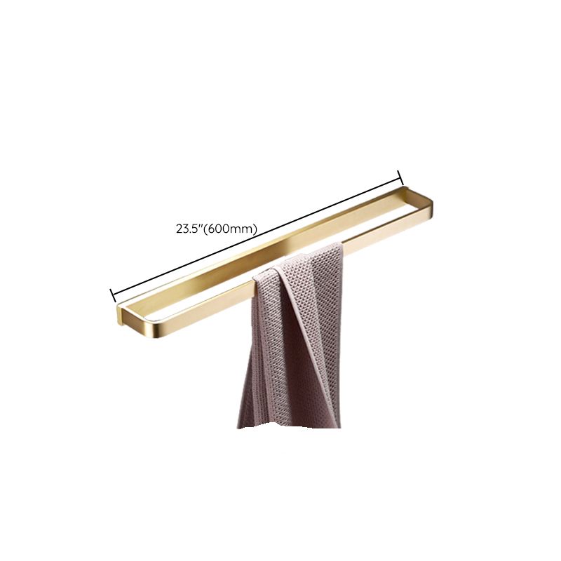 Frendorf | Gebürstetes Messing Badezimmer Hardware Set Retro Golden Badezimmer Zubehör Set