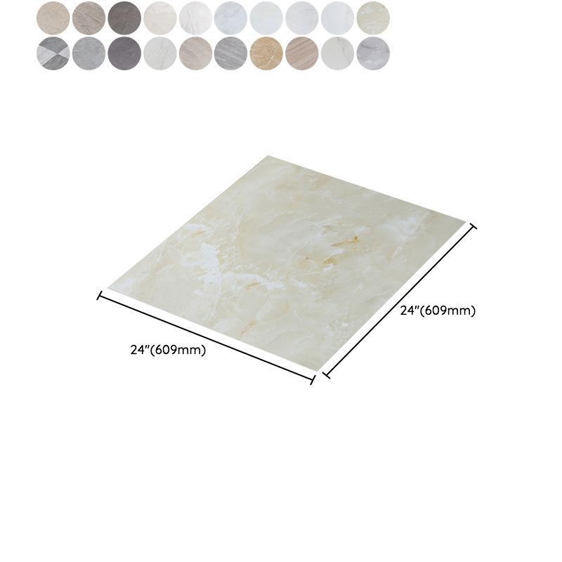 Frendorf | Peel and Stick PVC Bodenbelag Glatter Marmorlook Brandschutz Vinylboden