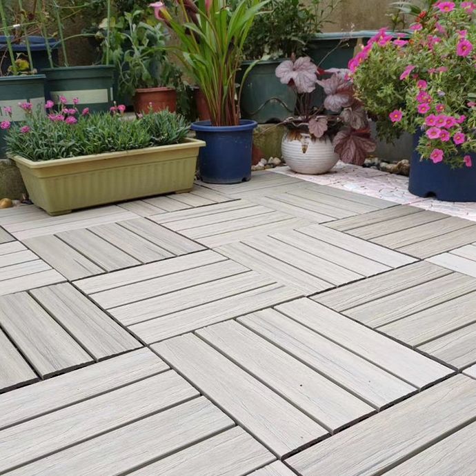 Frendorf | Moderne Bodenplatten Outdoor Wasserfest Rechteckige Holzterrassendielen