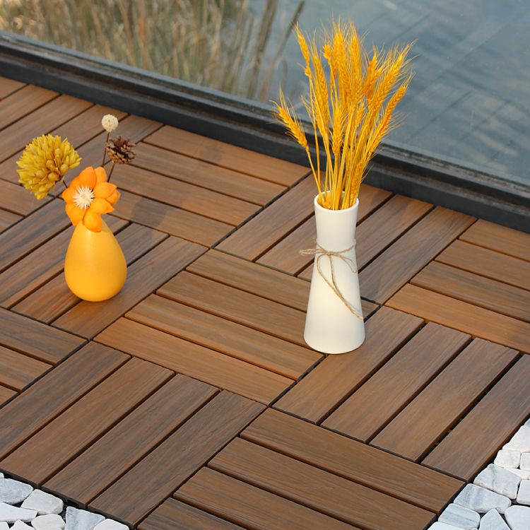 Frendorf | Deck Planke verbohrte Hartholzfliesen Außenboden