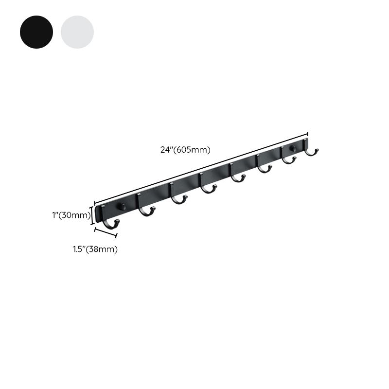 Frendorf | Modernes Badezimmer Zubehör Set Silber/Schwarz Badezimmer Accessoire Kit