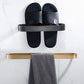 Frendorf | 2-teiliges modernes Badezimmer-Hardware-Set in Gold/Schwarz, Handtuchhalter