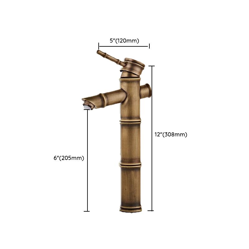 Frendorf | Messing Land Becken Wasserhahn Einloch Waschbecken Wasserhahn für Badezimmer