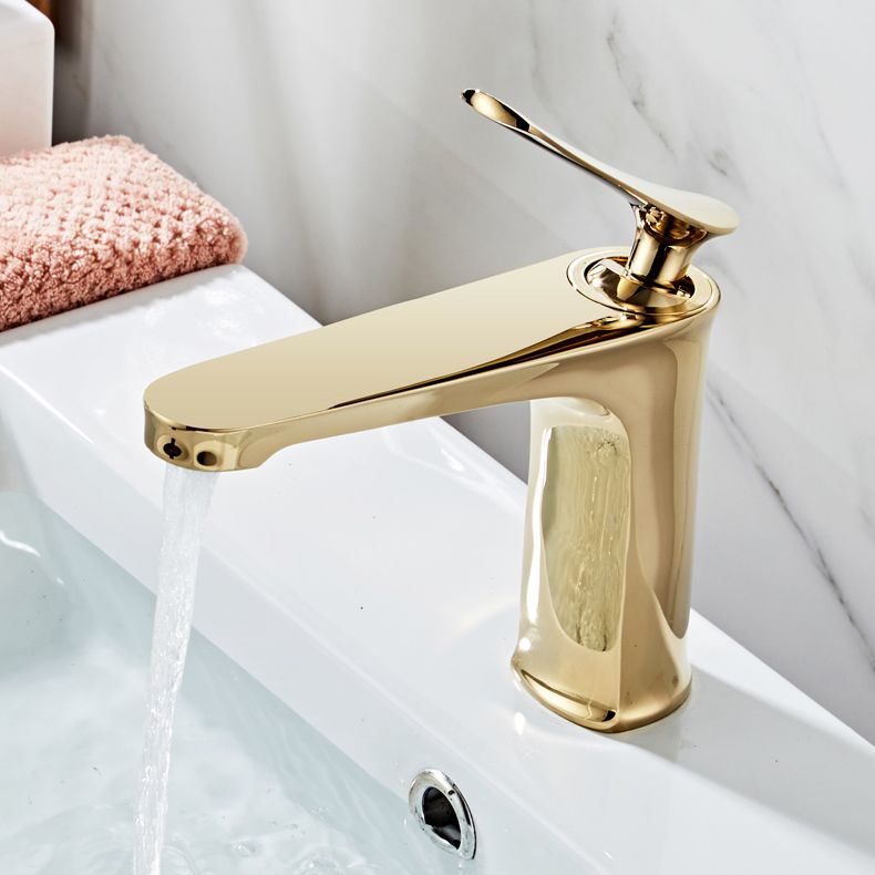 Frendorf | Luxus 1 Griff Waschbecken Badezimmer Wasserhahn Rund Messing Waschbecken Wasserhahn mit Wasserschlauch