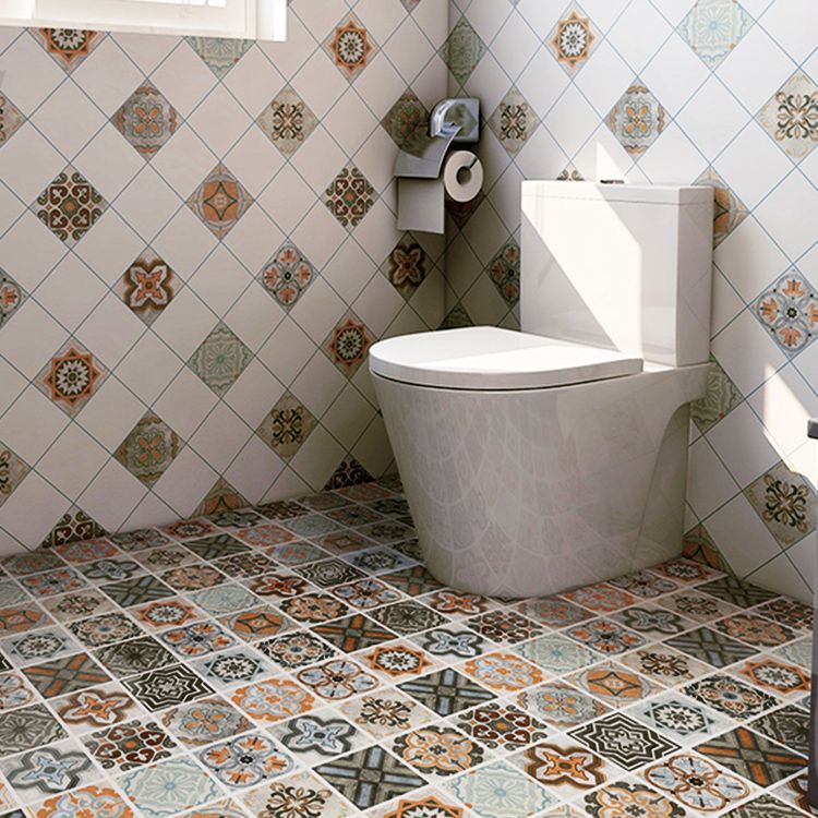 Frendorf | Spanisches Muster Einzelfliese Wasserfest Peel & Stick Fliese für Spritzschutz Wand