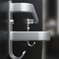 Frendorf | 7-teiliges Badezimmer-Zubehör-Set Modernes Aluminium-Badezimmer-Set in Silber
