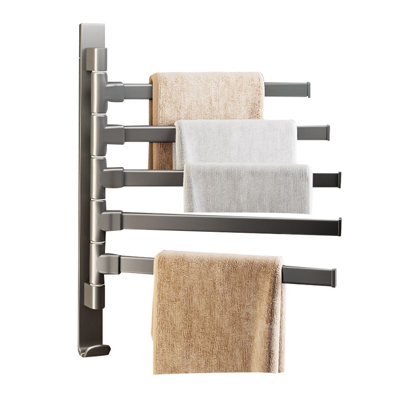 Frendorf | Contemporary Gray Bathroom Accessory Set  Aluminium Handtuchhalter