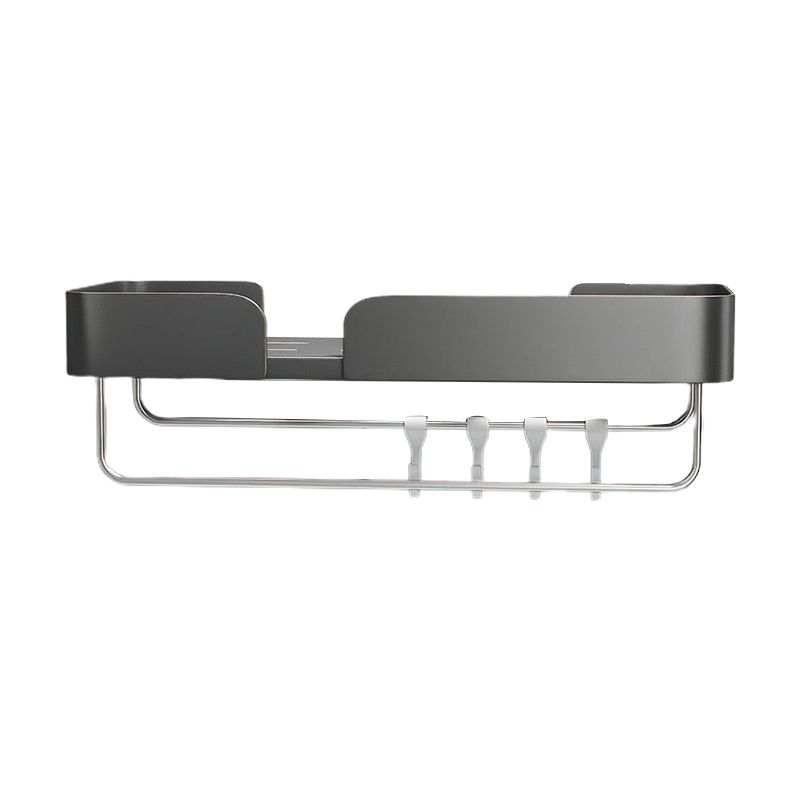 Frendorf | 3-teiliges modernes Badezimmer-Hardware-Set Aluminium Badregal in Grau