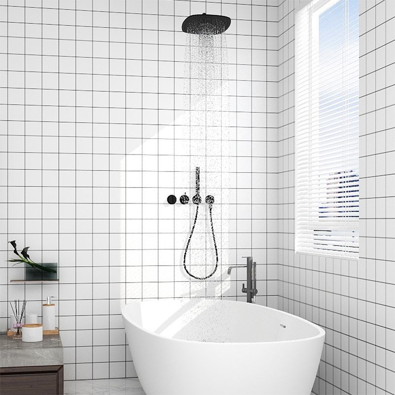 Frendorf | Modern Mosaic Tile Wasserdicht Glatt Peel and Stick Rückwandfliese für das Badezimmer