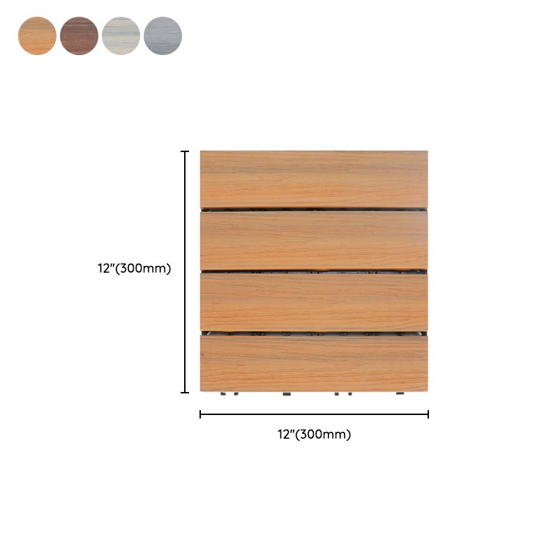 Frendorf | Deck Planke Loose Lay Holzfußbodenfliesen Garten Außenfußboden
