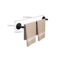 Frendorf | Aluminium Badezimmer Hardware Set Schwarzes Badezimmerzubehör Kit Handtuchhalter