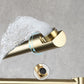 Frendorf | Moderner Pull-down Wasserhahn Einhand Wandmontierter Topf-Füller Niedrigprofil 1-Halter Füller