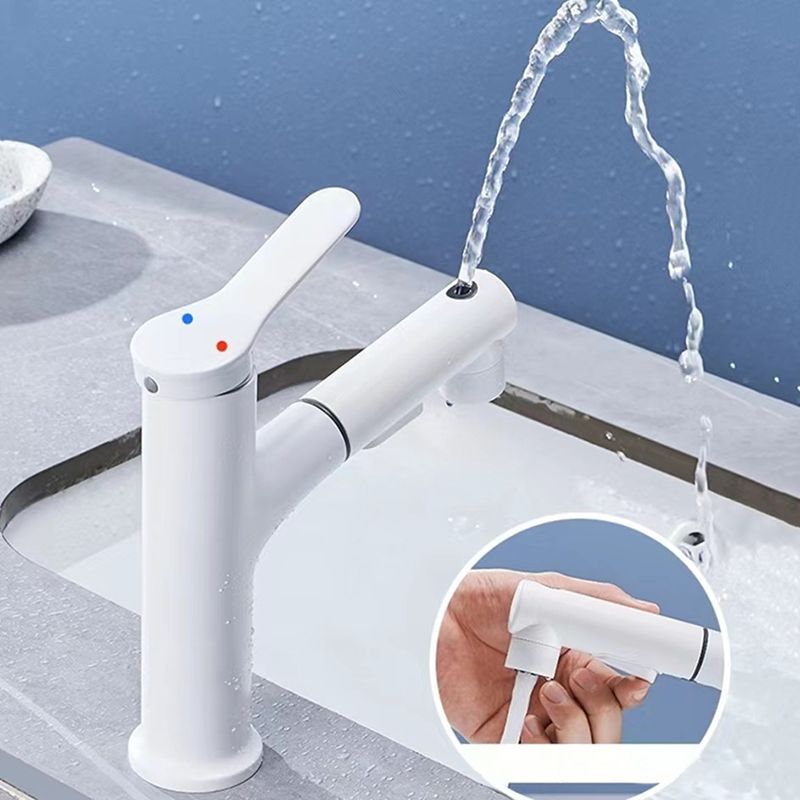 Frendorf | Moderner Waschbecken Wasserhahn Einfarbig Kupfer Waschbecken Wasserhahn für Badezimmer