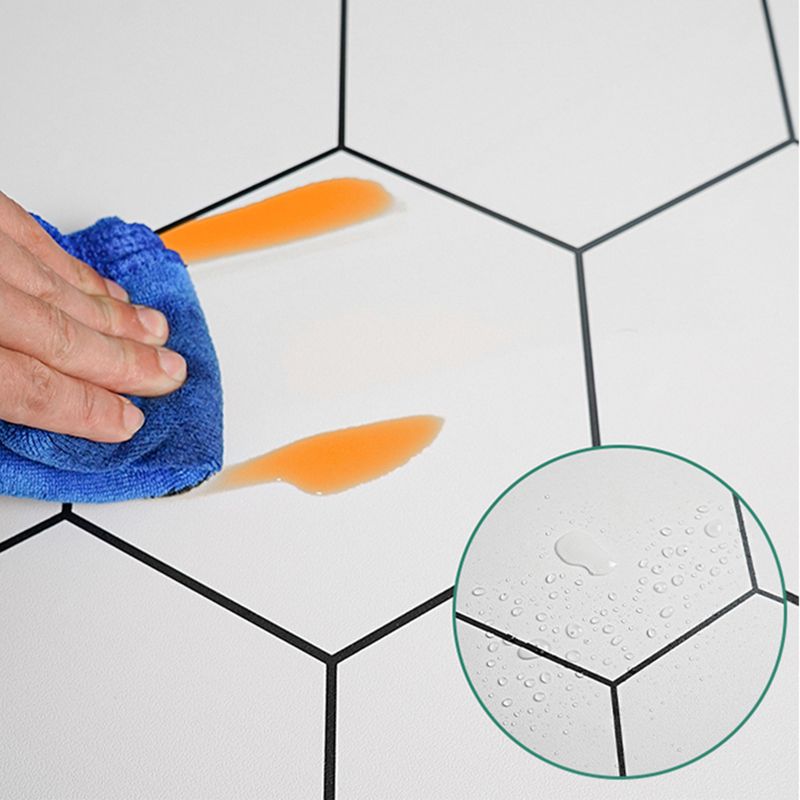 Frendorf | Moderne wasserdichte Mosaikfliese glatte Peel-and-Stick-Rückwandfliese für die Küche