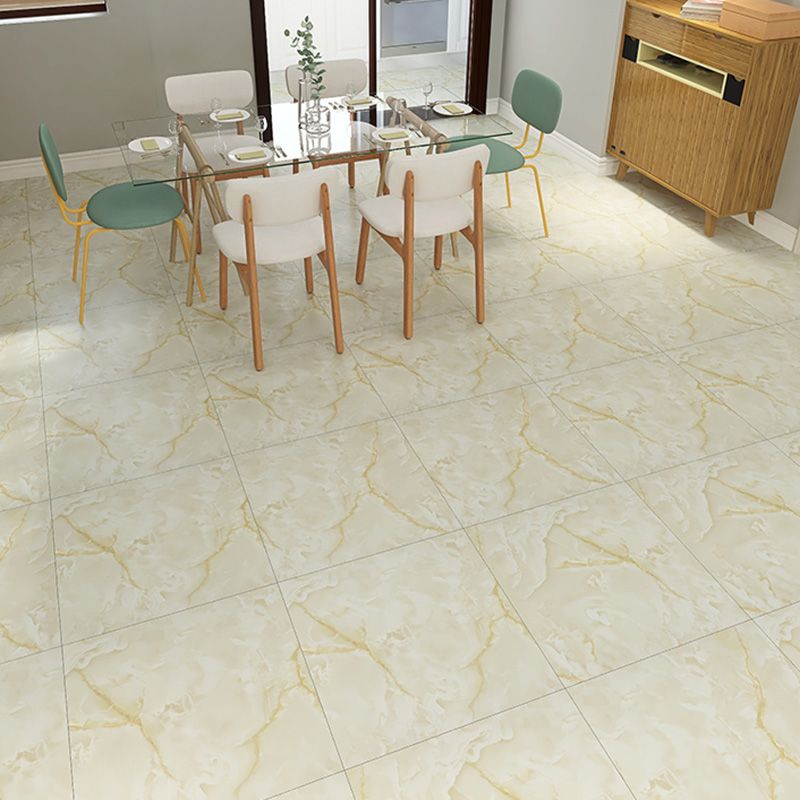 Frendorf | Home Vinylboden Peel and Stick Marmor-Optik quadratische PVC-Bodenbeläge für das Wohnzimmer